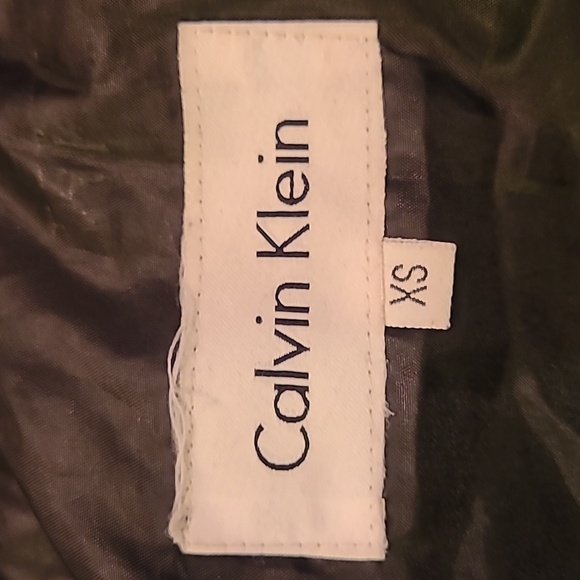 Calvin Klein Black Down Fur Jacket (needs spot cleaning) - Picture 12 of 16